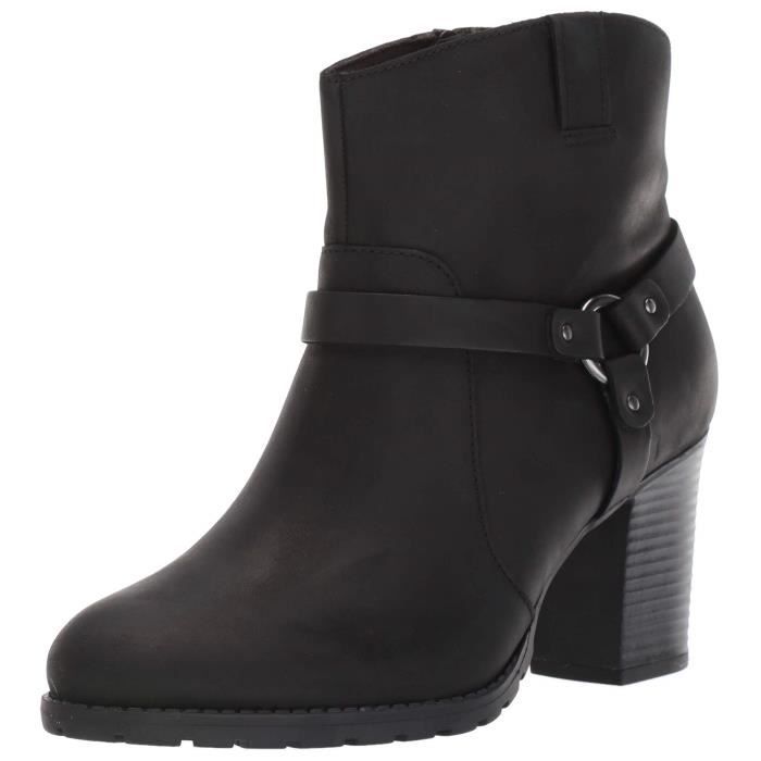 bottines femme cuir rock