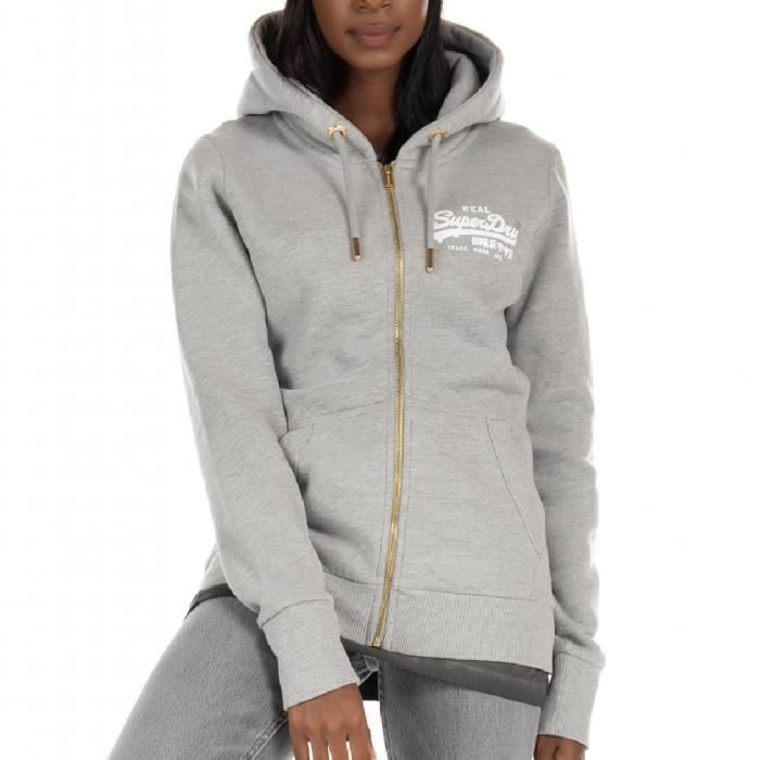 Sweat gris clair clearance femme