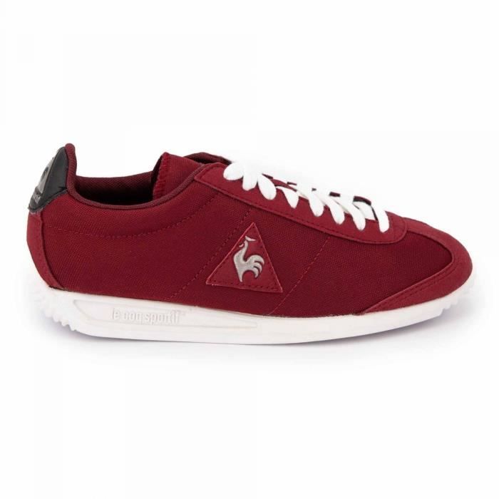 Baskets basses QUARTZ W SHINY Femme LE COQ SPORTIF Bordeaux
