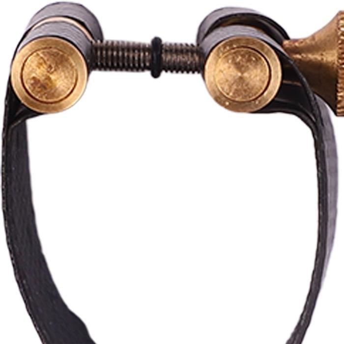 HUIOP - Ligature De Saxophone Ténor - Réglage Par Vis Unique - Compacte Et Durable