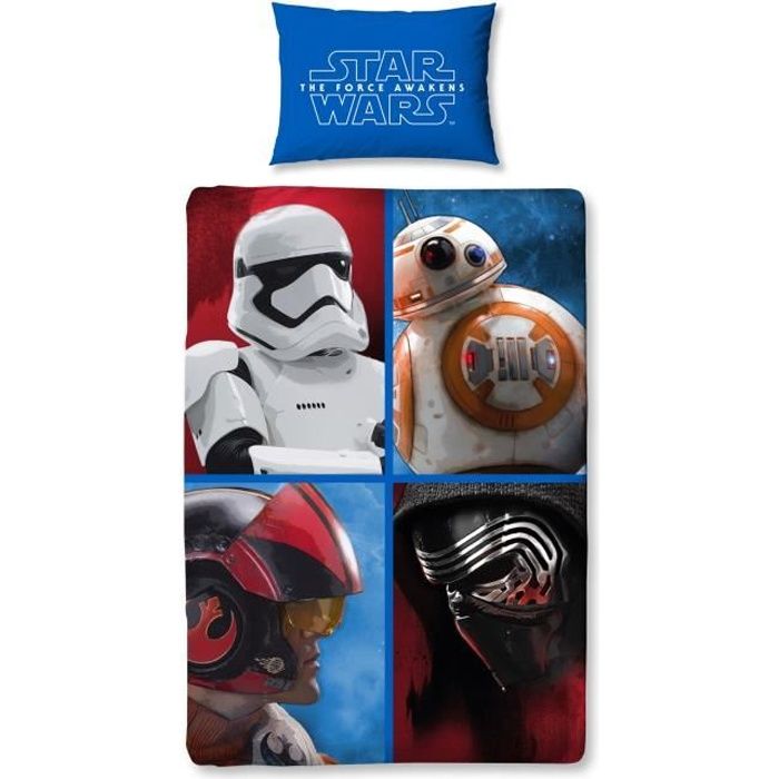 QIFEIHA Star Wars Taie D'Oreiller Housse De Coussin Impression Recto Verso Taille 20x30 Pouces