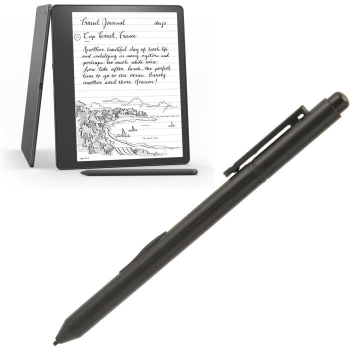 Stylet EMR Avec Gomme Intégrée - 4096 Niveaux De Pression, Rejet De La Paume - Compatible Remarkable 2, Galaxy Tab S6 Lite, S9, S8 Plus Et Autres Appareils EMR