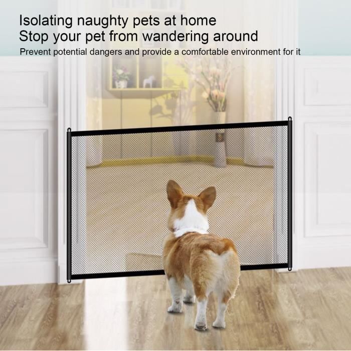 Meilleurs prix pour Barrière pour chien - Shipenophy - Porte de sécurité pour animaux de compagnie en maille