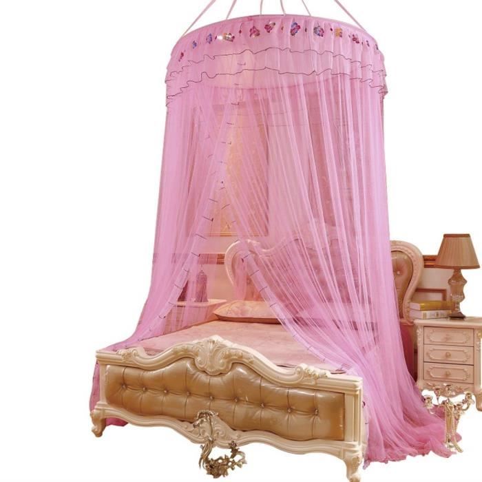 Sfit Moustiquaire Ciel De Lit Baldaquin Dome Princesse Repulsifs A Moustiques Pour Enfant Bebe Rose Accessoires De Literie Bebe Puericulture Atahari Com