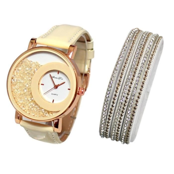 Montre beige store
