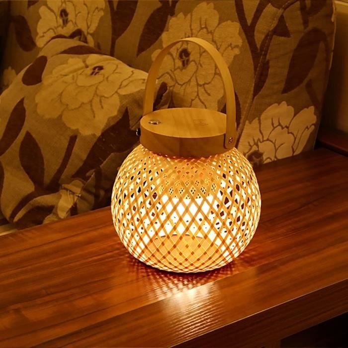 LANMOU Lampe de Table Sans Fil Rechargeable eambou Lampe à Poser LED  Dimmable Tactile 3000K Lampe de Chevet Rustique Nature en R139 - Cdiscount  Maison