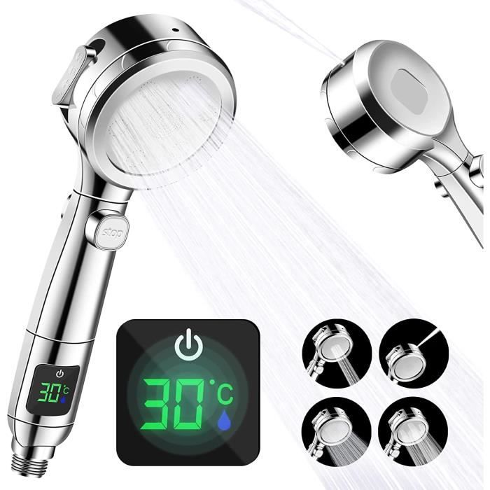 Shower Head Douchette Pommeau de douche à économie d'eau avec pression
