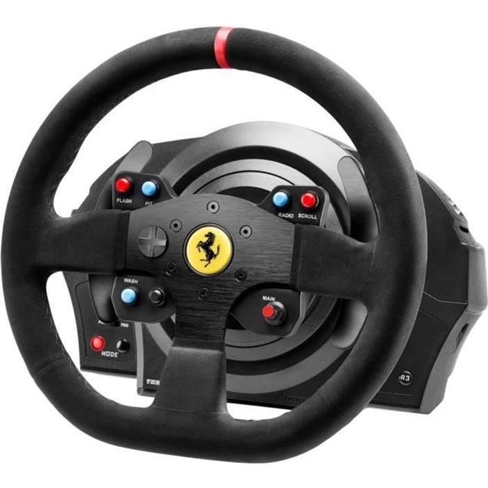 Thrustmaster Volant T300 FERRARI Alcantara Edition - PS3 / PS4 / PC / Fonctionne avec les jeux PS5*
