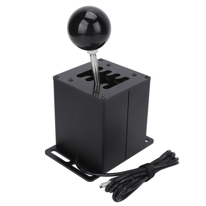 TMISHION manette de vitesse USB Simulateur USB manette de vitesse 7 + R H manette de vitesse pour ATS ETS poussière WRC Sim jeu de