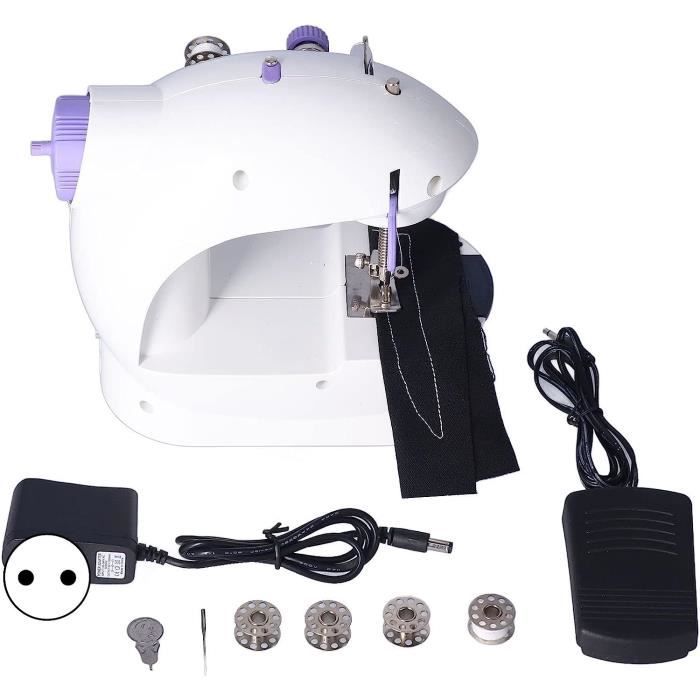 Machine À Coudre Électrique Domestique Portable Mini Pédale De Machine