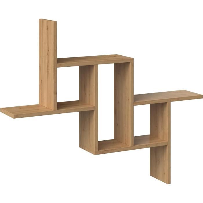 SHEPIN 3 Pcs Étagère Decoration Blanc Étagère Murale Flottante Étagère