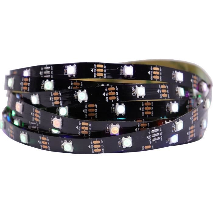 Rubans Led Ws2812B Rgb Ic 5050Smd 5M 30Leds-M, Bandes Led Color Magic ...