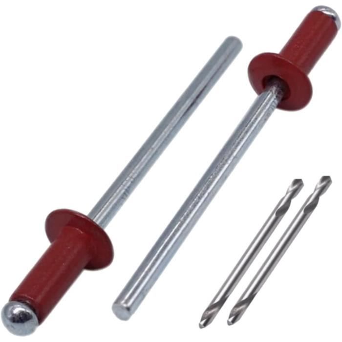 Lot De 600 Rivets Aveugles Peints 3,2 X 8 Mm, Rivets Pop En Aluminium ...