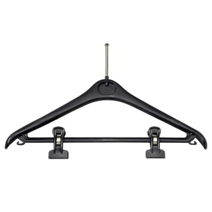 SONGMICS Cintres, Lot de 50, Cintres en Plastique, avec Larges Encoches