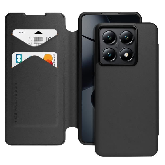 Étui pour Xiaomi 14T Pro Clapet Portefeuille avec Dragonne Made for Xiaomi