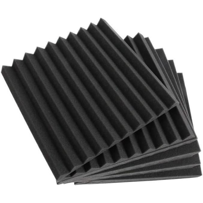 Panneaux de Mousse Acoustique 6 Pack 30x30x2.5cm Mousse d