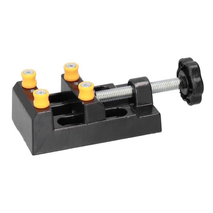Mini étau De Table - Pince D'établi Compacte 10,6x6 Cm - Alliage Aluminium - Pour Bijoux, Modélisme, Bricolage