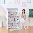 Maison de poupée - Teamson Kids - Dreamland Calabasas - 3 étages - 16 accessoires-1