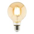 Ampoule LED Déco filament ambrée 6W E27 Globe-1
