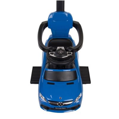 Mercedes Benz Trotteur Voiture Bebe Enfant 2en1 Porteur Des 24 Mois Guidon Parental Repose Pieds Volant Musique Coffre Bleu Cdiscount Jeux Jouets