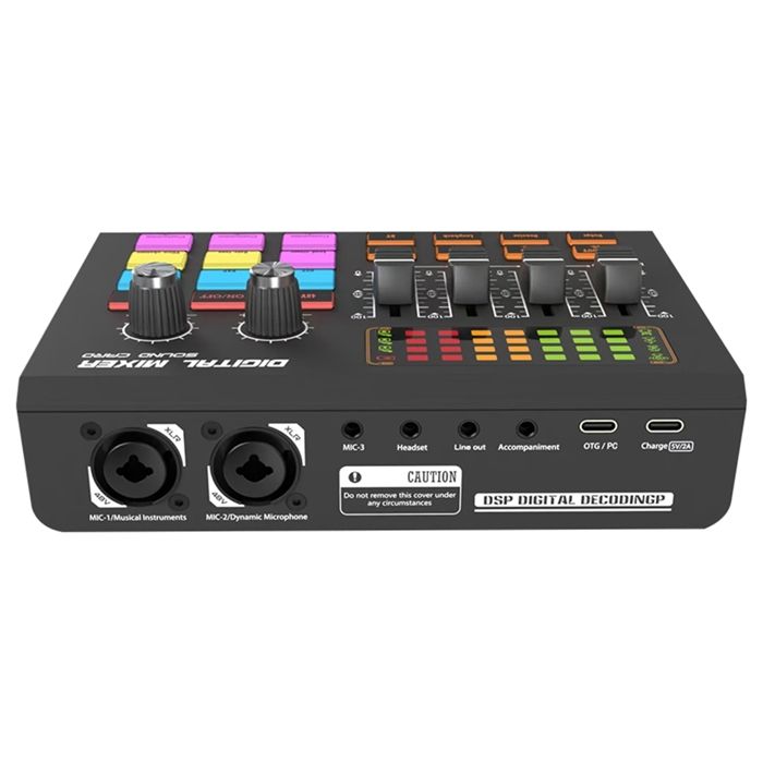 Carte Son Externe V8 - Effets Vocaux, Karaoké, Streaming, Compatible PC Et Téléphone - Kznifmk