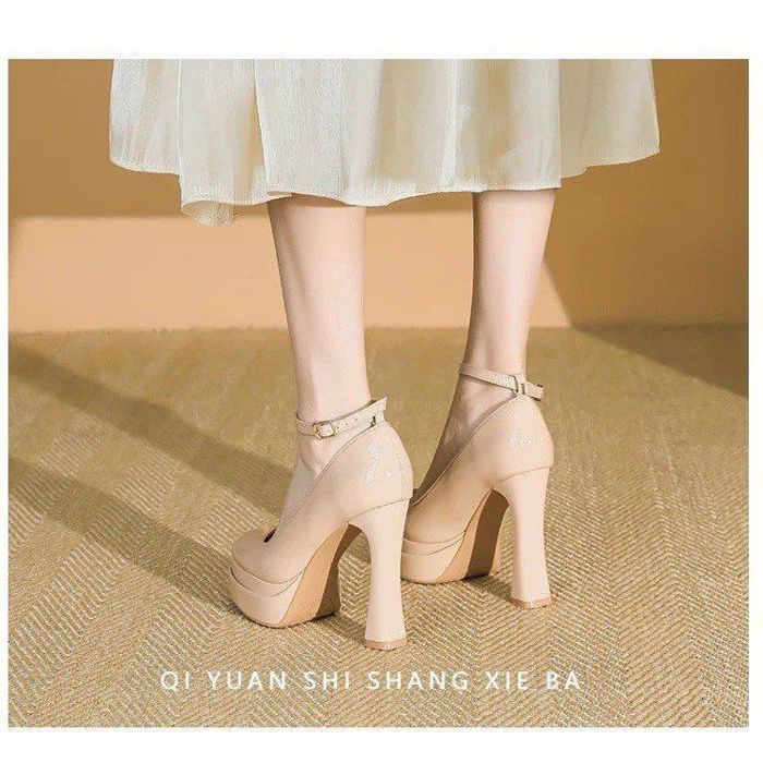 Escarpins Femme Noirs Vernis Talons Hauts 9CM–Chaussures Élégantes