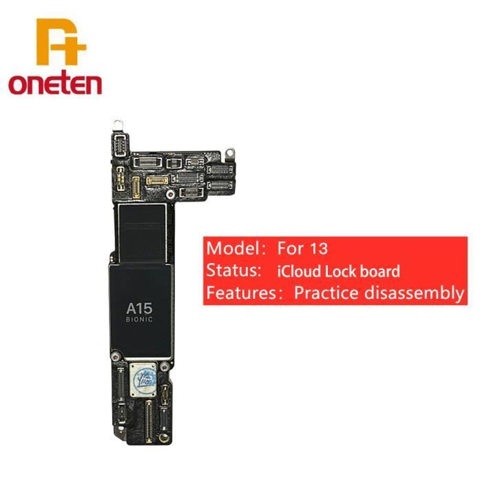 13P 128GCarte mère pour iPhone 13 Pro MAX Mini 128G R2 Version Lock Board, CPU, ICloud Lock