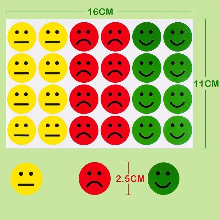 Gommette Smiley Autocollant Sticker Enfant Pour Tableau De Récompenses  Comportement Calendrier Des Tâches Enseignants Écoles[x20] - Cdiscount Jeux  - Jouets
