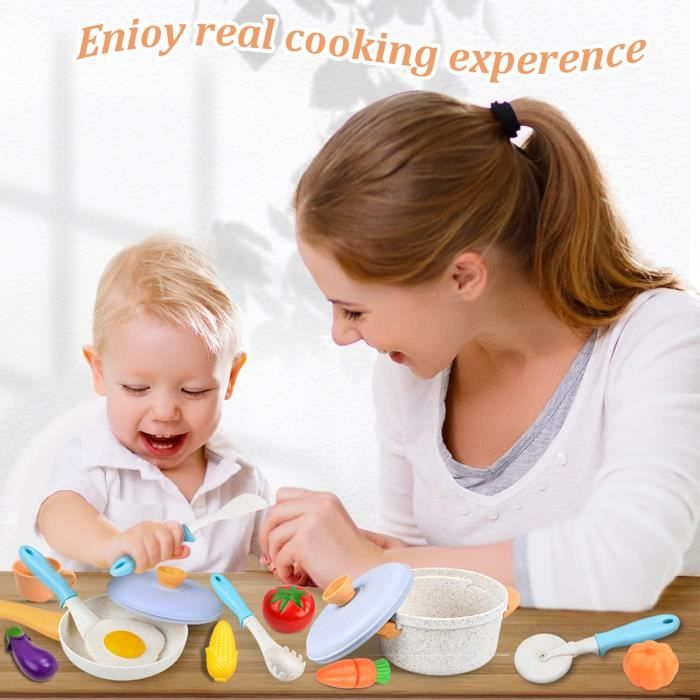 Jouet de cuisine pour enfants - Accessoires de cuisine pour enfants -  Cadeau pour enfants à partir de 3 ans - Cdiscount Jeux - Jouets