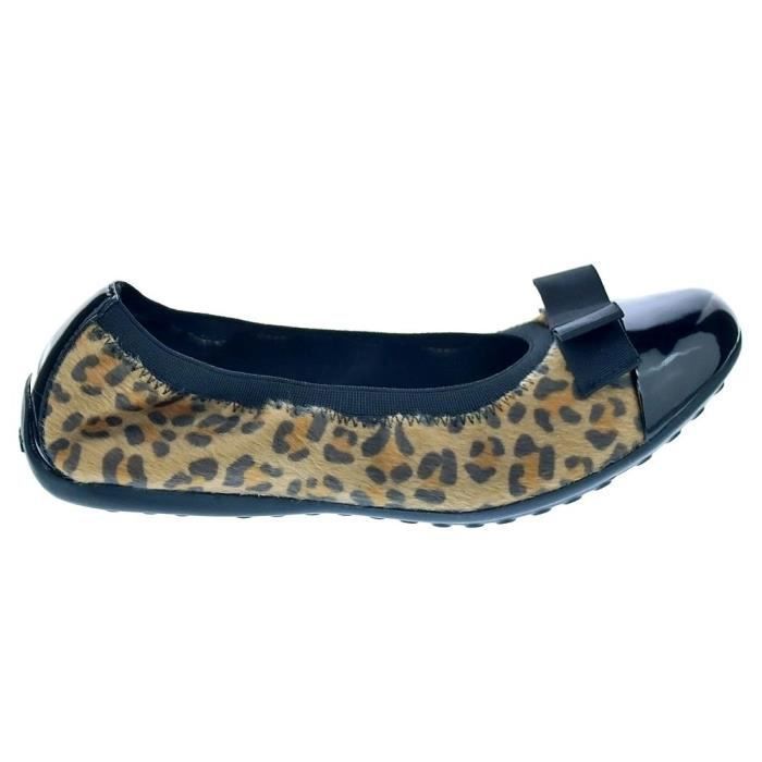 Ballerine Geox Piuma Fille Cuir Marron