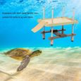 Fdit plate-forme de loisirs de tortue Reptile Turtle Pier pèlerin Plateforme flottante Amphibian Leisure Table Flat pour Aquarium-2