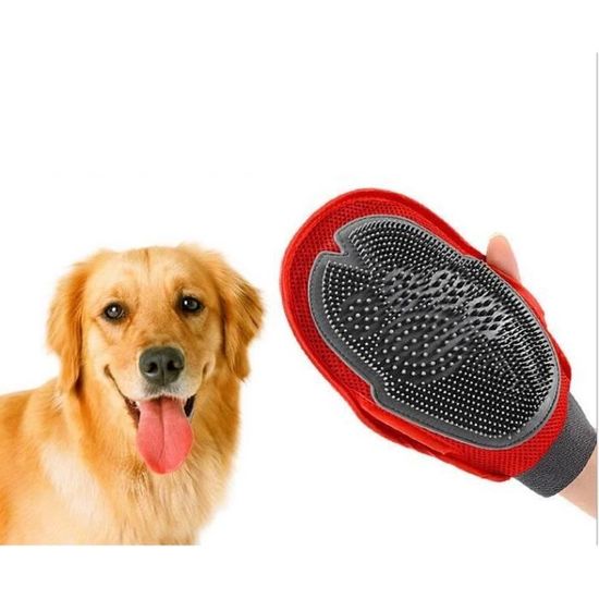 Gant Anti-poils Yomi Pet - Double Face Pour Brosser Chat Et Chien, Enlève Poils Sur Canapé, Tissu