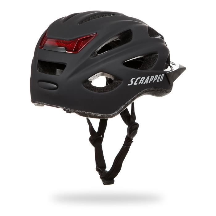 SCRAPPER Casque de velo Urban Homme Noir Cdiscount Sport