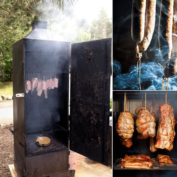 Fumoir viande et poisson,Générateur de Fumée Froide pour Fumoir Fumage  Viande Poisson avec Brosse Nettoyage Grille Barbecue - Cdiscount Jardin