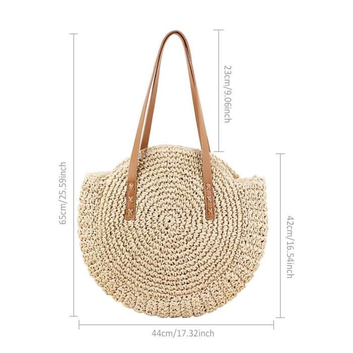 Sac de paille rond sale