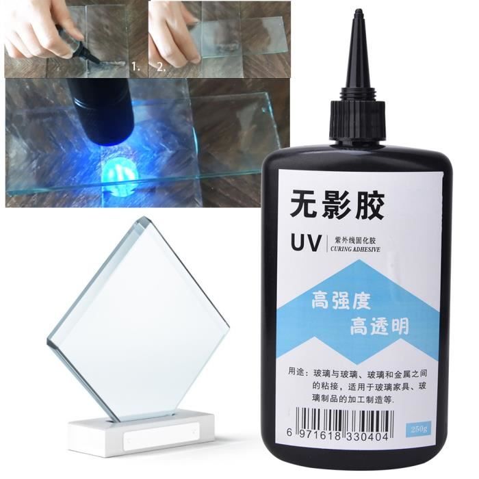 K-300 UV Colle UV Adhésif de durcissement UV Grande Surface Verre