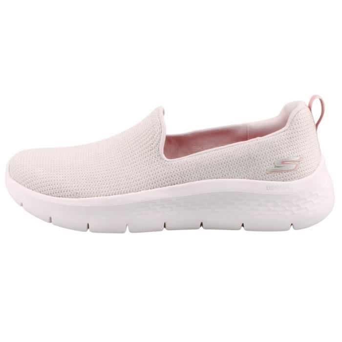 Chaussures SKECHERS Go Walk Flex Flashing Stars Beige Femme Taille une pointure de plus