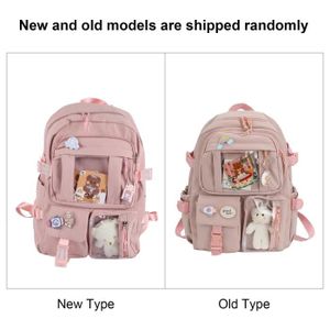 Sac à Dos Avec Nœud Kawaii - Léger Pour Écolière, Filles Et Garçons - Taille 32x43x15cm - Plusieurs Couleurs