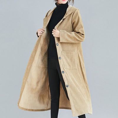 Trench velours cotelé femme online