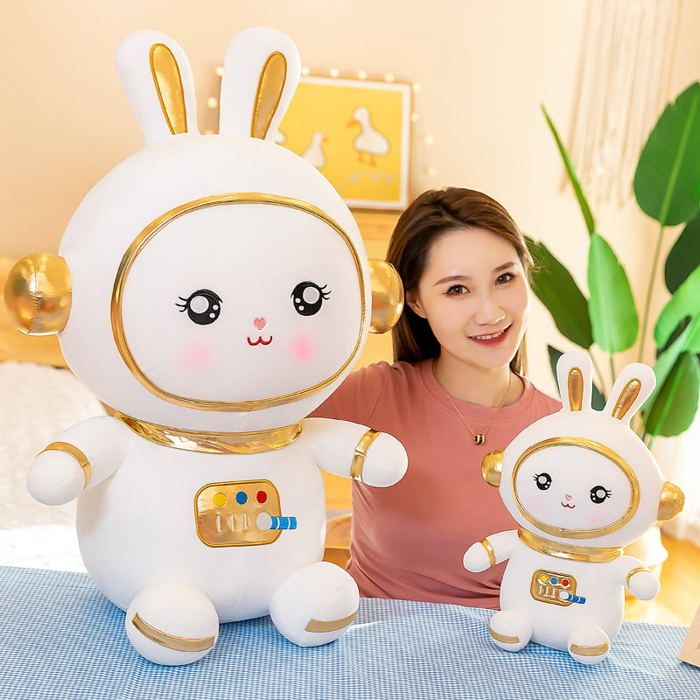 Lapin Interactif SkyJoy - Peluche Robotique Qui Saute, Aboie Et Bouge Les Oreilles - Jouet Enfant Réaliste, 18 Cm (rose