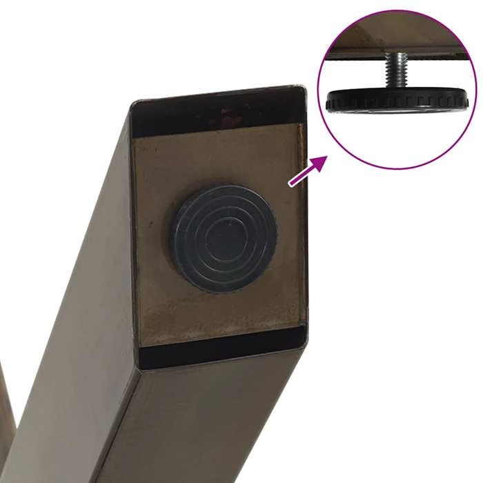 Arche De Table Réglable Or Métal - Tige Décorative Pinces 120-260CM - Avec Pinces Pour Noël/Mariage/Anniversaire Fêtes - Maison