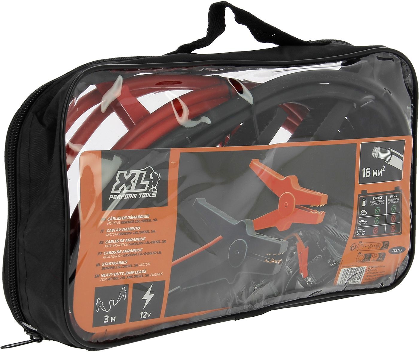 Câbles De Démarrage KingSaid 1200A - 2x6m Pour Voiture 12V