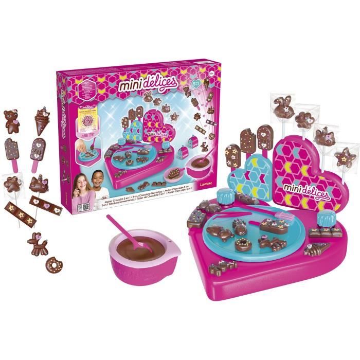 Lansay Mini-Délices Atelier Choco-Féerique – Kit Chocolat Licorne à Décorer, Activité Gourmande Créative Dès 6 Ans – Idée Cadeau Sucrée Pour Enfant