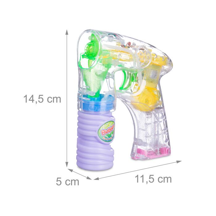 Pistolets à Bulles Licorne LED pour Enfants