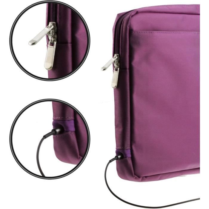 Navitech Sacoche Housse Caméra Violet Pour Panasonic Lumix FZ300 - Protection Légère Et Résistante