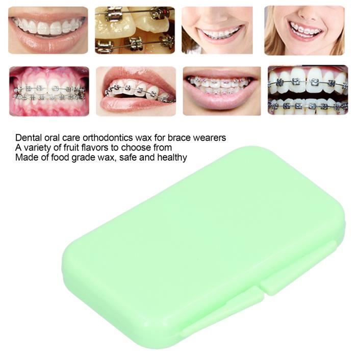 Cire Orthodontique Pour Accolades Dentaires, Protection Des Gencives En  Cire Orthodontique Portable Pour L'hôpital 