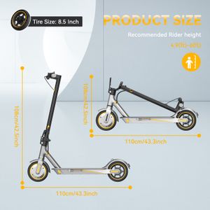 Trottinette électrique SUNNIGOO N7PRO - 305W, 36V, 10,4Ah, 30 Km/h