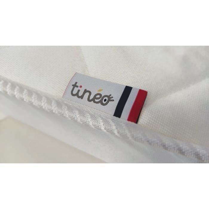 Tinéo Materasso Pieghevole Per Bambini 2 Parti – 60x120 Cm, Spessore 4 Cm, Sfoderabile E Lavabile – Prodotto In Francia