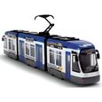 Tramway A friction Bleu City Liner 46 cm - Portes Ouvrantes - Vehicule miniature-0