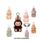 KIKOUCAT MARQUE BB ANGELL LOT DE 2 ALEATOIRE PORTE CLÉ MONSTERS LABUBU peluche jouet kawai Cadeau de collection